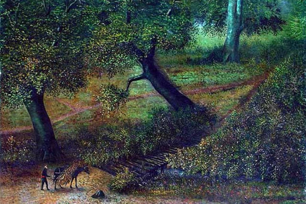 "Ormanda Oduncu", Şeker Ahmet Paşa, İstanbul Resim ve Heykel Müzesi