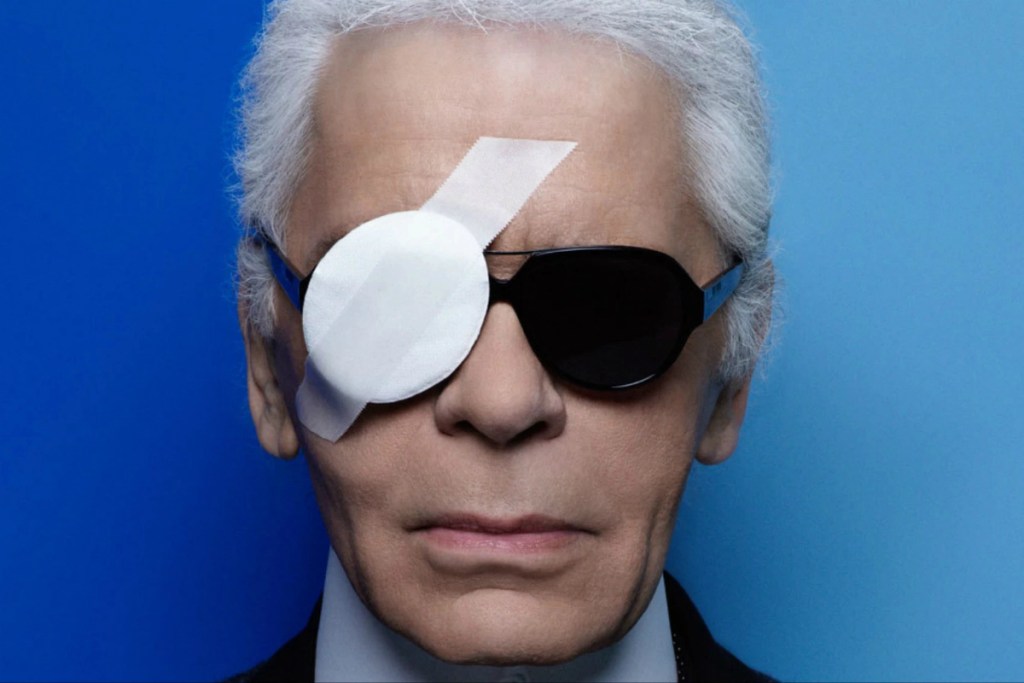 Karl Lagerfeld. Fotoğraf: I-D Magazine, 2012.