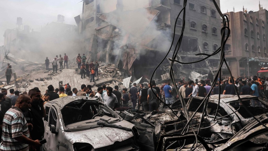 Gazze, 9 Ekim 2023. Fotoğraf: Muhammed Abed, AFP, Getty Images.