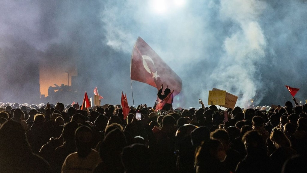 Saraçhane, 24 Mart 2025. Fotoğraf: Erdem Şahin, EPA Images.